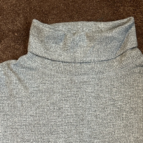 Time and Tru Gray Cowl Neck Sweater - Picture 4 of 4